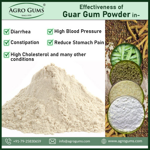 Effectiveness of Guar Gum Powder