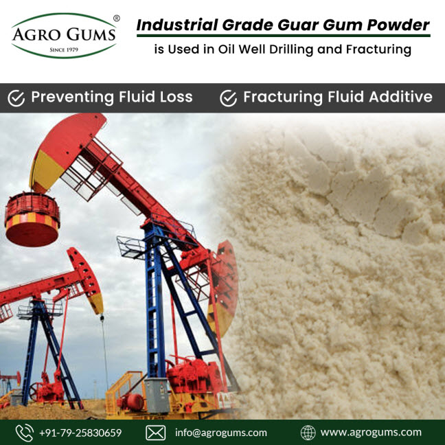 Guar Gum is Used in Oil Well Drilling and Fracturing