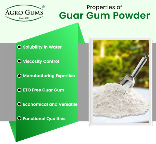 Properties of Guar Gum Powder