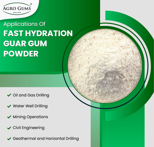 applications of guar gum powder